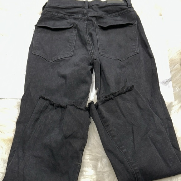 Express Women's Black Jeans cropped high rise size 0 - Picture 8 of 8